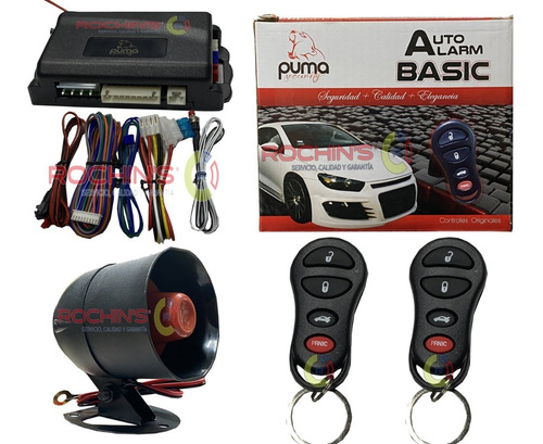 Auto Alarma Automotriz Universal Puma Modelos Diferentes