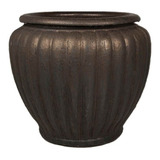 Vaso Vietnamita Cerâmica Pumpkin Bronze 72cm X 62cm Legítimo