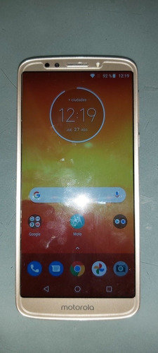 Celular Moto E5, 16gb Dorado