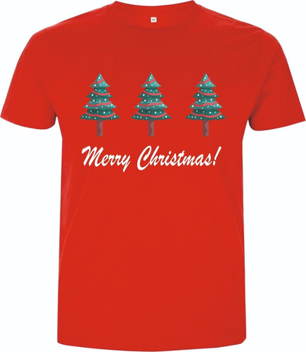 Camisetas Navideñas Navidad Arbolitos De Navidad Mod 2