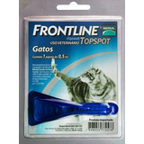 Anti Pulgas E Carrapatos Front Line Topspot Azul P/ Gatos