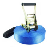 Slackline 30 Metros Azul Zamboo Profissional Completo