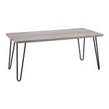 Mesa De Centro Con Patas De Metal Retro