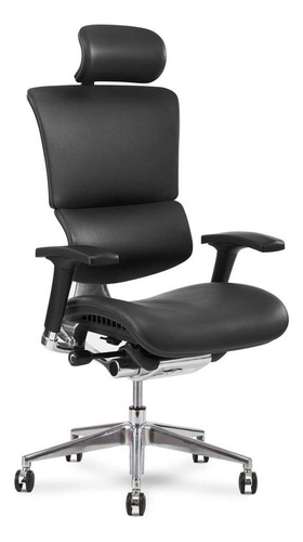 X-chair Silla Ejecutiva X4 De Alta Gama, Cuero Negro Con Re.