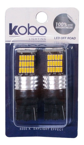 Led Señalizacion Canbus P21w 1 Polos 45 Led Ambar 12/24v