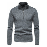 Sweater Cuello Alto Moda Hombre Invierno