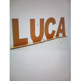 Letras Y Numeros Mdf Fibrofacil 30 Cm 8 Unidades Con Base