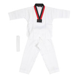 Uniforme Infantil De Taekwondo Com Cinto De Poliéster E Algo