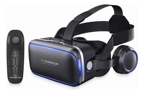 Óculos Vr Realidade Virtual 3d Com Fone De Ouvido E Controle