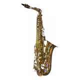 Saxo Alto Parquer Psad Laqueado Dorado Custom Prm