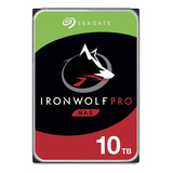 Disco Rígido Interno Seagate Ironwolf Pro 10tb 7200rpm Nas Color Plateado