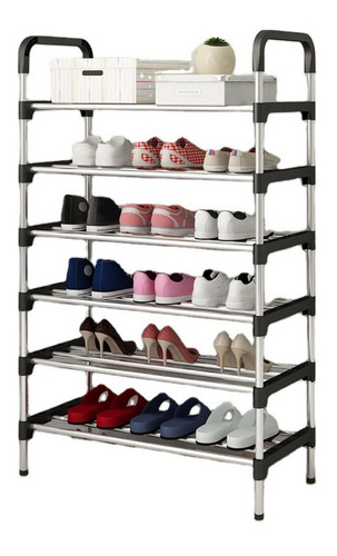 Organizador Zapatero Metálico 6 Niveles Shoe Rack