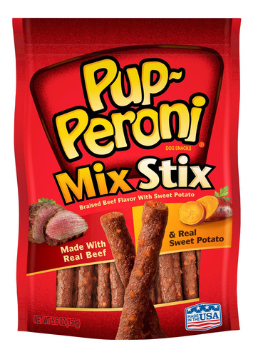 Pup-peroni Mezcla Stix, Carne De Res Estofada Con Batata, 5.