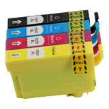 Kit Cartucho Compatível Epson Tx133 T133120 Cmyk