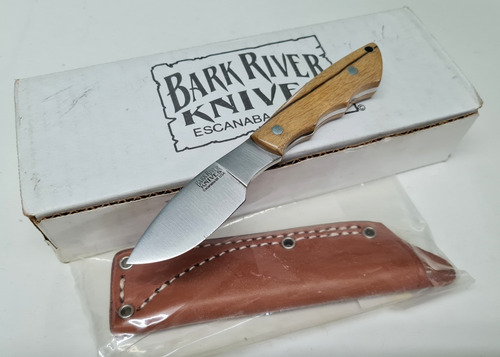 Faca Bark River Mini Canadian Black E White Ebony #3