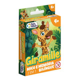 Jogo Mico E Memória Giramille 56 Cartas Animais Infantil