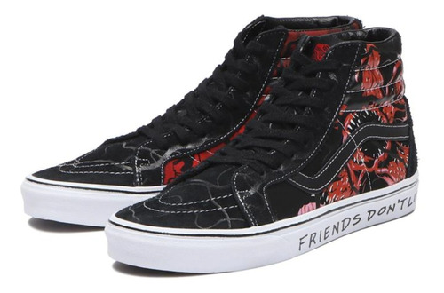  Tenis Vans X Stranger Things Sk8-hi 9.5us