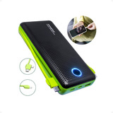 Carregador Portátil 20000mah Power Bank Visor Led Anatel 