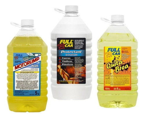 Kit Full Car Protectant Aromatizado Quita Brea Motorlimp Plu