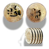 Bitcoin 1 Monedas Metálicas Extra Gruesas De Colección
