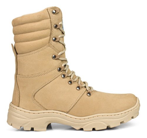 Coturno Adventure Cano Alto Desert Tático Bota Militar