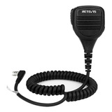 Retevis Walkie Talkie Altavoz Mic Ip54 Impermeable Micrófono