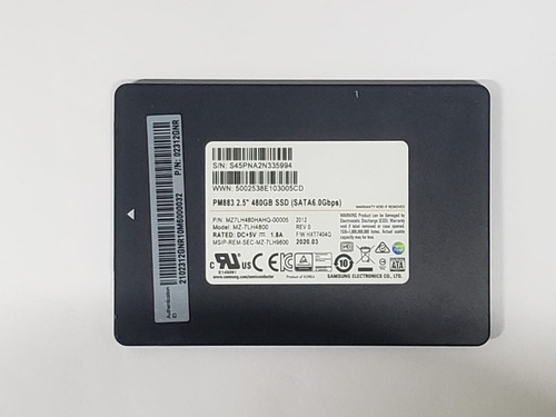 Ssd  480gb Sata 3.0 6gbps 2.5pol