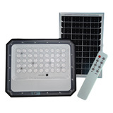 4 Pack Reflector Solar Led 100w 10-12h D Luz Con Accesorios Carcasa Negro Luz Luz Blanca Fria 6500k
