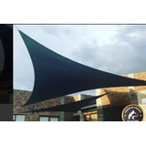 Velaria Malla Sombra Triangular 2x2x2 90% Color Negra
