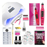 Kit Completo Unhas Alongamento Acrygel Gel Fibra Manicure 