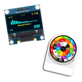 Kit 2 Display Oled 0.96 I2c Azul Amarelo Ssd1306 Arduino Lcd
