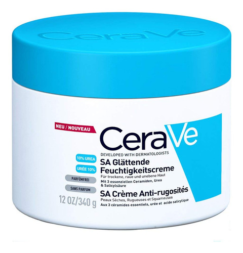 Cerave Crema Alisadora Anti-rugosidades Con Fórmula Exfolian