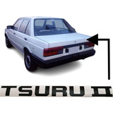 Emblema Cajuela Vinil Adherible Negro Tsuru 2 88-92 Nissan