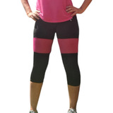 Calza Capri Lycra Sport Premium, Con Transparencia Corpo Fit