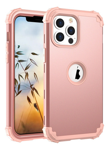 Funda Para iPhone 13/mini/pro/pro Max 360 Uso Rudo 3 En 1