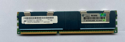 Memoria Micron Hp 32gb 4rx4  (ddr3-1333) Pc3l 10600l 