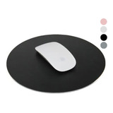 Mouse Pad Redondo De Metal De Aluminio 22 Cm Para Mac & Pc