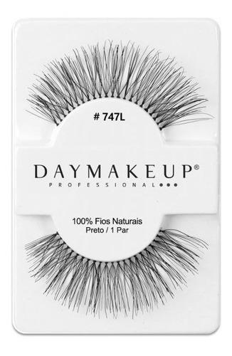 Cilios Daymakeup #747l Human Hair 100% Fios Naturais