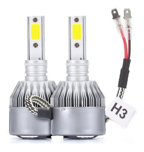 1 Par Lampada Led Automotiva H1 H4 H7 H11 Xenon 8200 Lumens