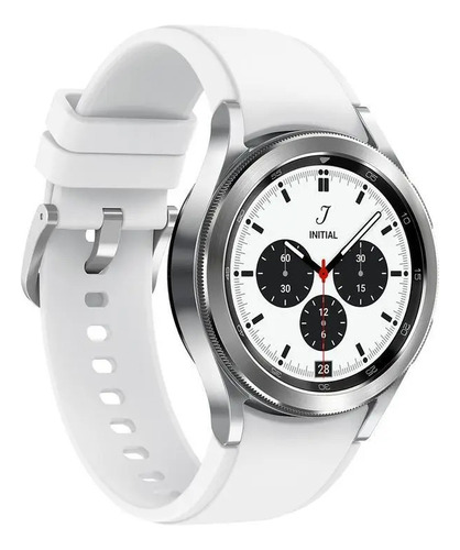 Samsung Galaxy Watch 4 Classic, 42mm, Plata, Blanco, Lte