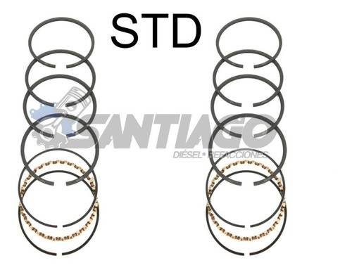 Anillos Juego Para Piston Compresor Midland 2 3/4 Std