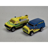 Galoob Lote De 2 Micromachines Chevy Utility Pick Up 