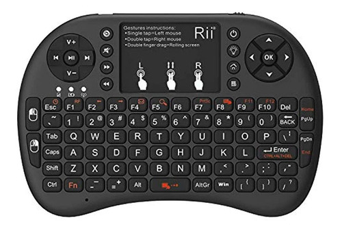 Mini Teclado Inalámbrico Con Touchpad, Batería Recargable