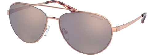 Michael Kors 59 Mm Aventura Rose Rose Gold Mirrored Talla Ún