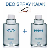 Kit C/2: Refil Spray Deo Corpo Natura Kaiak Masc. 100ml