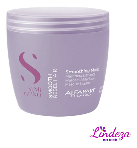 Máscara Alfaparf Semi Di Lino Smooth 500ml