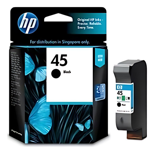 Cartucho Hp 51645a 45 Black Preto Original Promoção