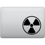 Adesivo Para Notebook Símbolo Nuclear De Radiação