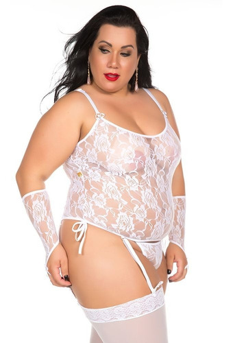 Camisete Body Liga Sexy Sensual Lingerie Plus Size