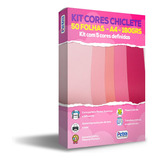 Kit Chiclete- Papéis Color Plus 180g Tons De Rosa - A4 50u